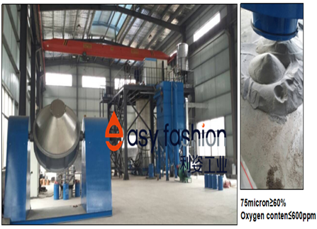 200kg/batch Gas Atomization Equipment for Stainless Steel Powder Production